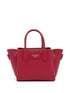 Emporio Armani Small Pebbled Shopper Bag in Bordeaux Bordeaux