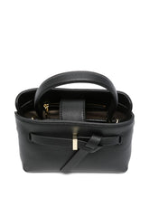 Emporio Armani Small Knotted Top Handle Bag Black black
