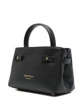 Emporio Armani Small Knotted Top Handle Bag Black black