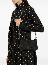 Emporio Armani Quilted Chevron Mini Shoulder Bag Black