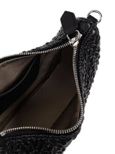 Emporio Armani Quilted Chevron Mini Shoulder Bag Black