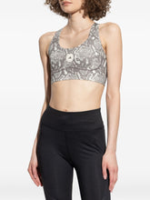 Adidas By Stella McCartney Printed Recycled Sports Bra Beige beige