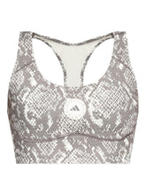 Adidas By Stella McCartney Printed Recycled Sports Bra Beige beige