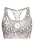 Adidas By Stella McCartney Printed Recycled Sports Bra Beige beige