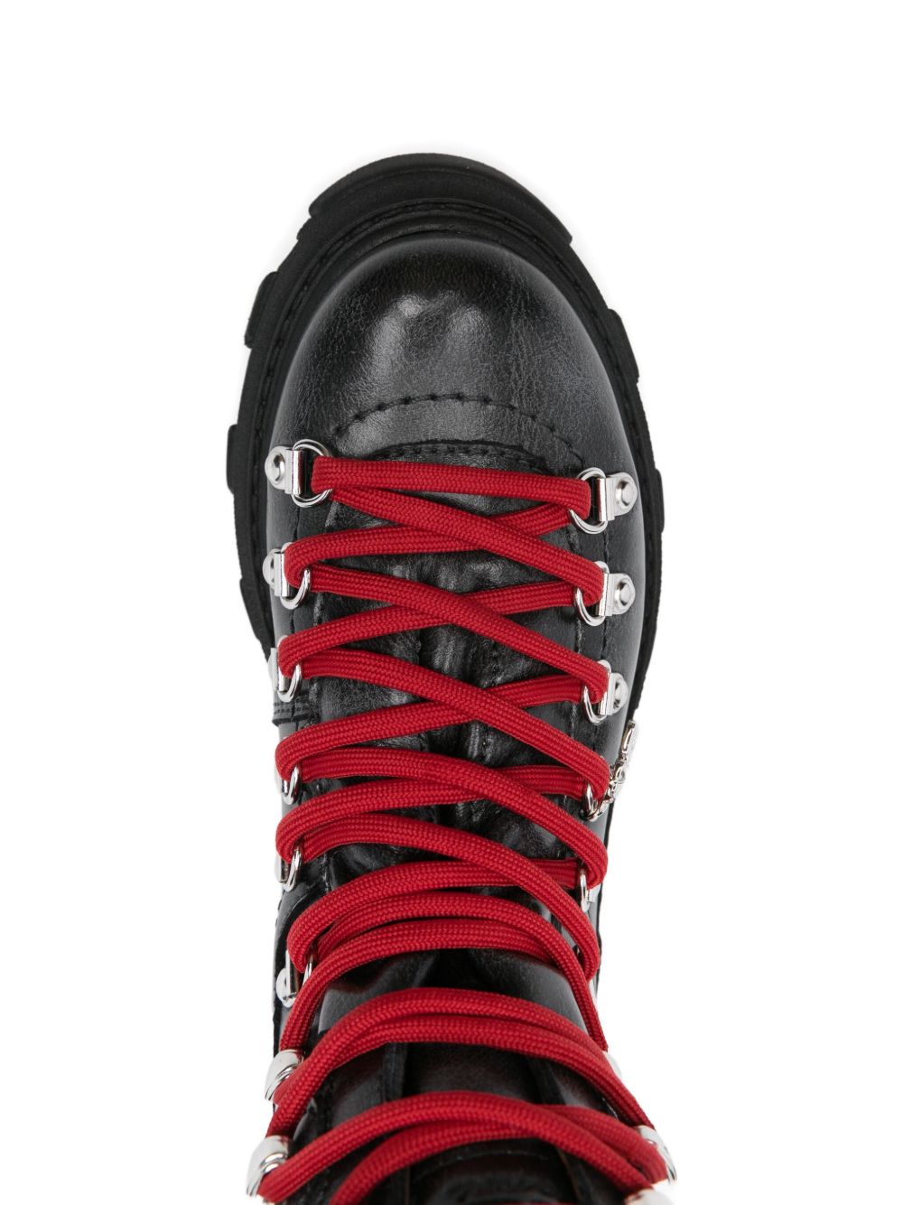 Ganni Lace-Up Ankle Mountain Boots Brown brown