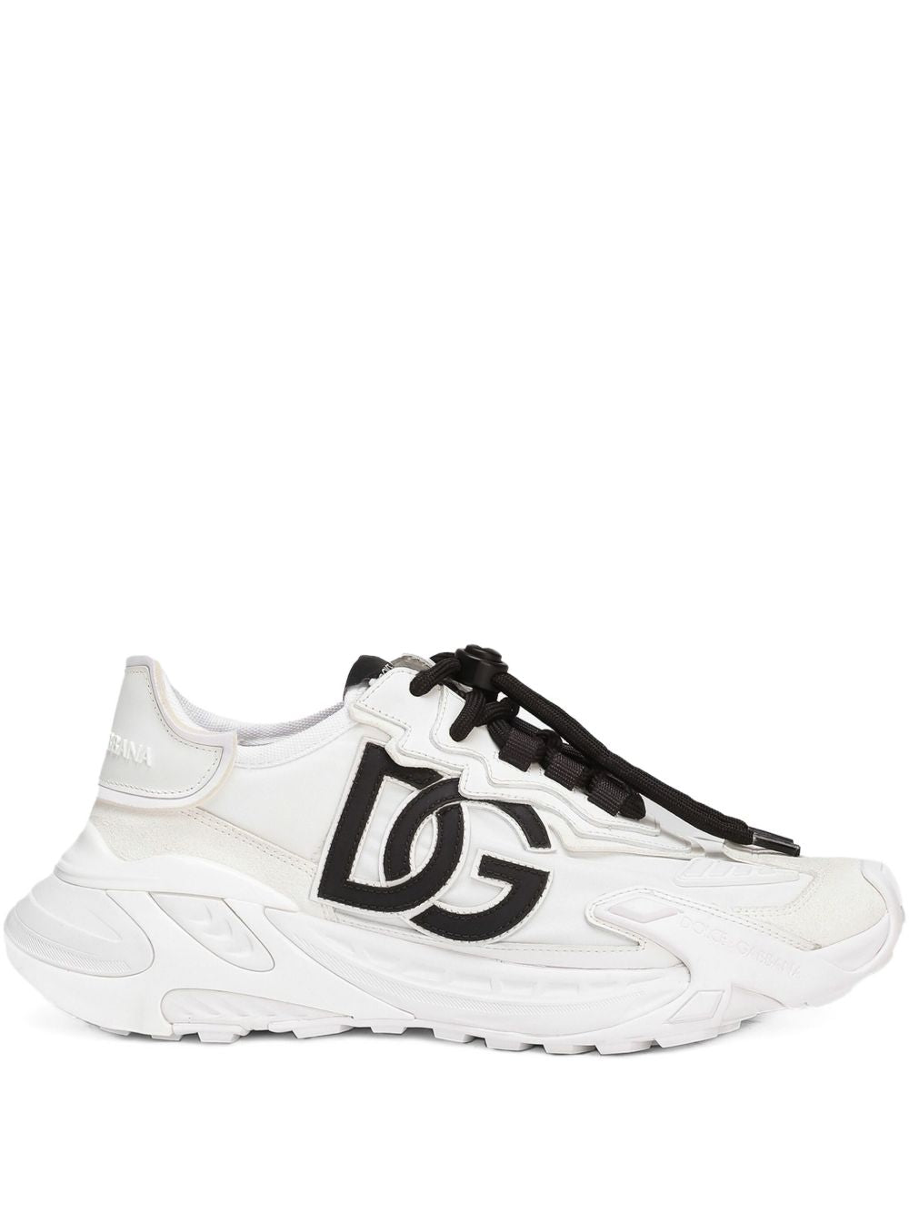 Dolce & Gabbana Day Faster White Chunky Logo-Detailed Sneakers White