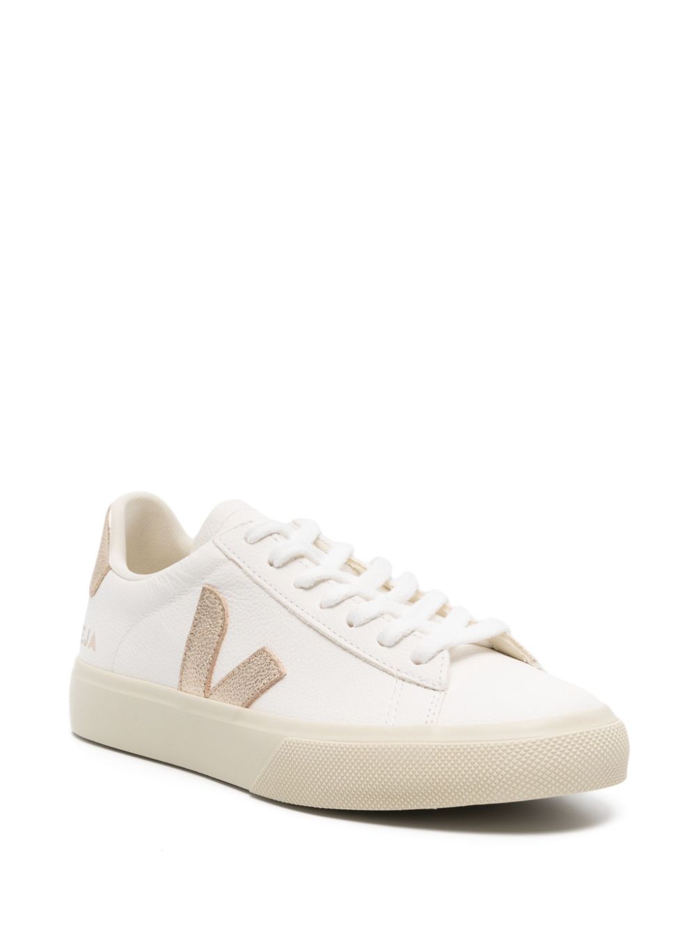 Veja Silk and Nylon Campo Sneakers Oro Rosa