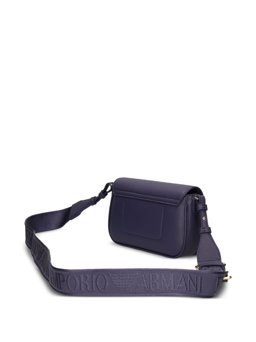 Emporio Armani Blue Crossbody Mini Bag With Adjustable Strap Blue