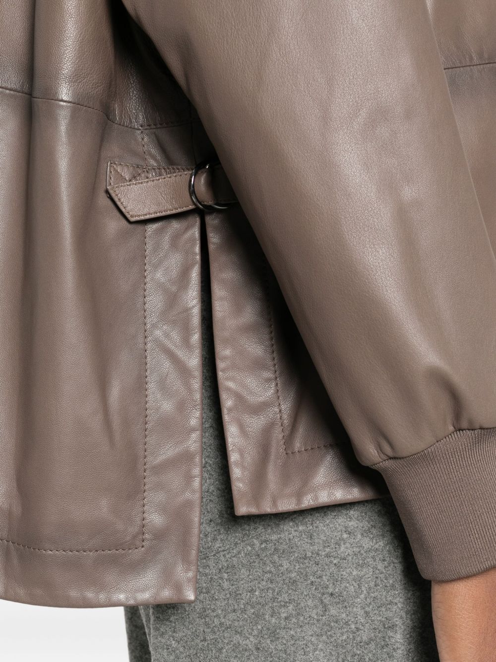 Emporio Armani Double-Breasted Wool Jacket Dove Grey