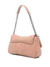 Emporio Armani Quilted Chain-Detail Shoulder Bag Beige beige