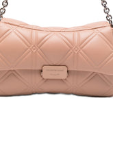Emporio Armani Quilted Chain-Detail Shoulder Bag Beige beige