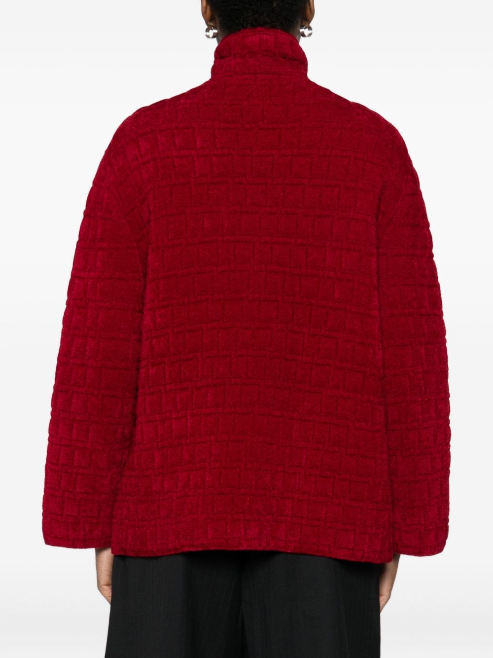 Emporio Armani Double-Breasted Tailored Jacket Red