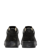 032C Medialist Low Rhinestone-Embellished Suede & Leather Sneakers Black