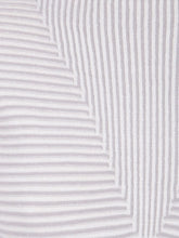 Emporio Armani Striped Knit Roll Neck Sweater Grey