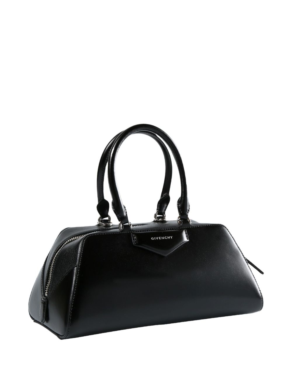 Givenchy Antigona East West Small Leather Handbag Black Black