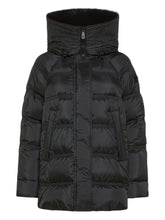 Peuterey Quilted Down Hooded Coat Black black