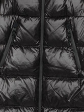 Peuterey Quilted Hooded Longline Jacket Black Black