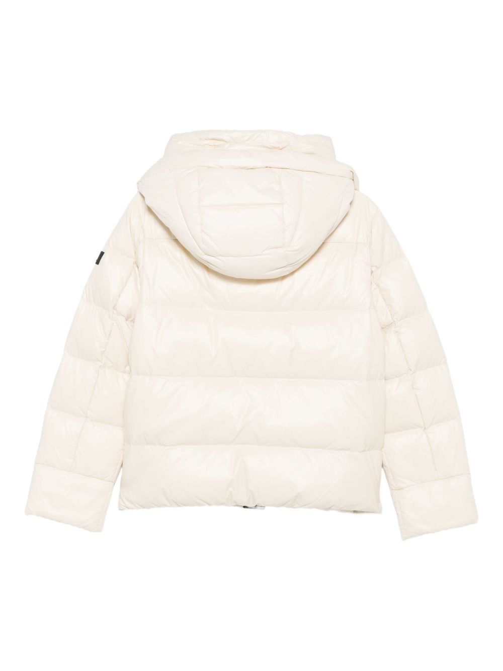 Peuterey Powder Zip-Up Quilted Coat Powder