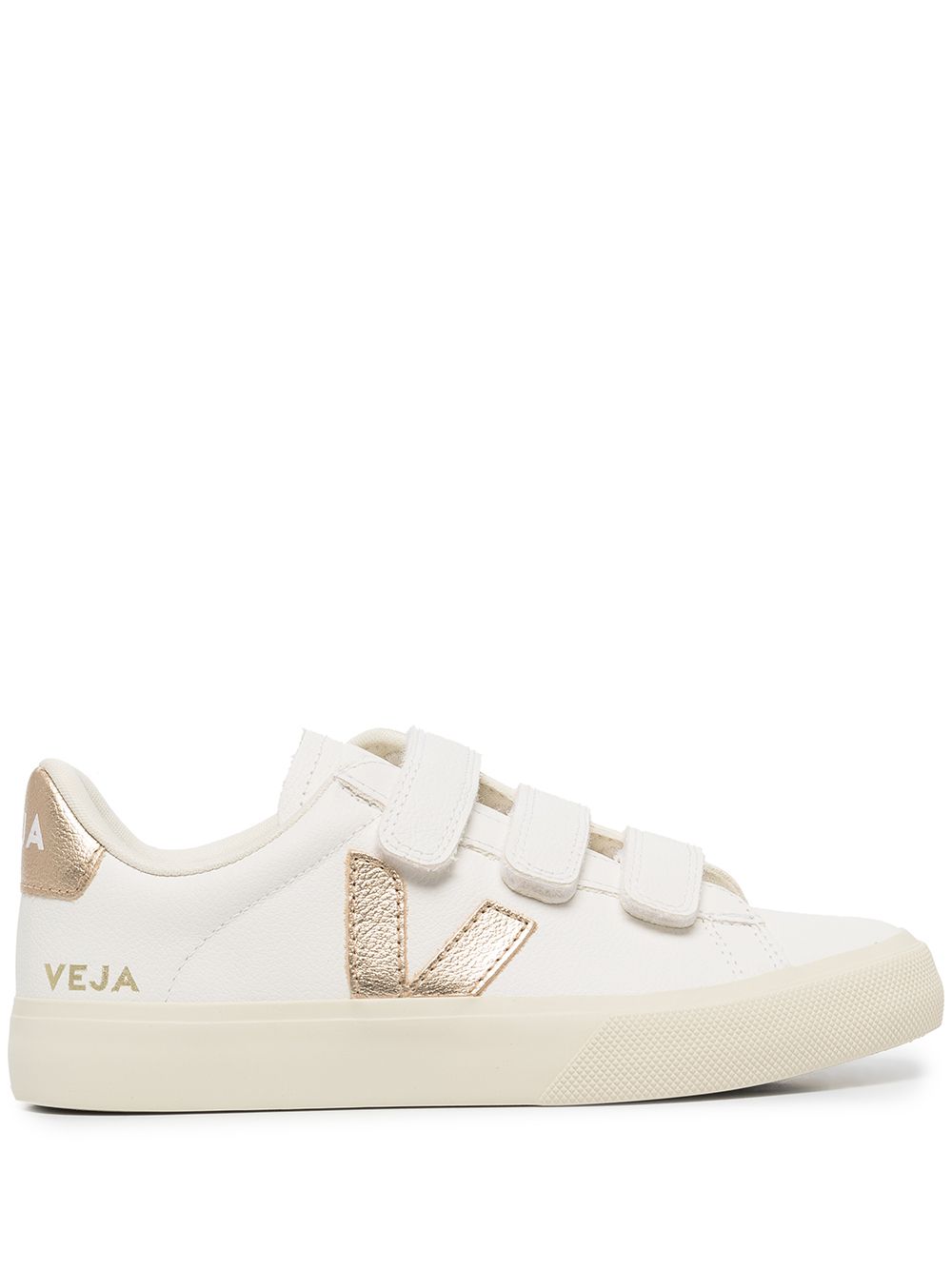 Veja Recife ChromeFree Leather Sneakers in Oro Rosa