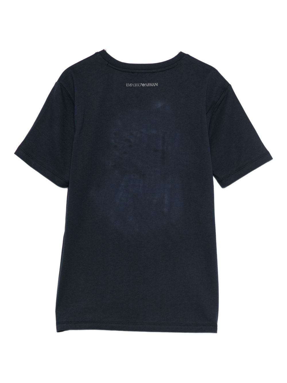 Emporio Armani Capsule Collection Logo Cotton T-Shirt Blue