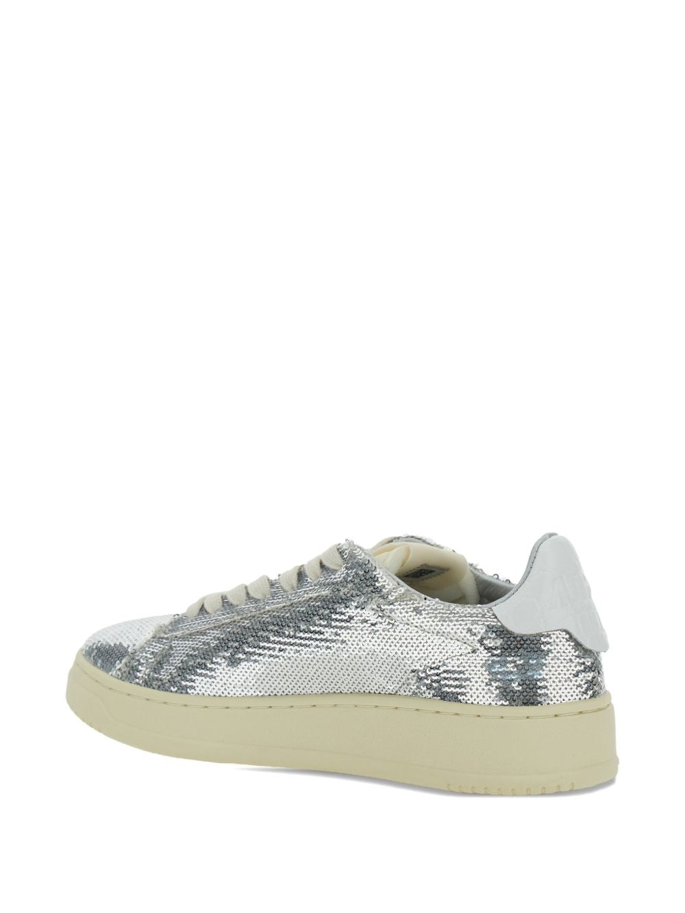 032C Medialist Low Top Silver Sneakers Silver