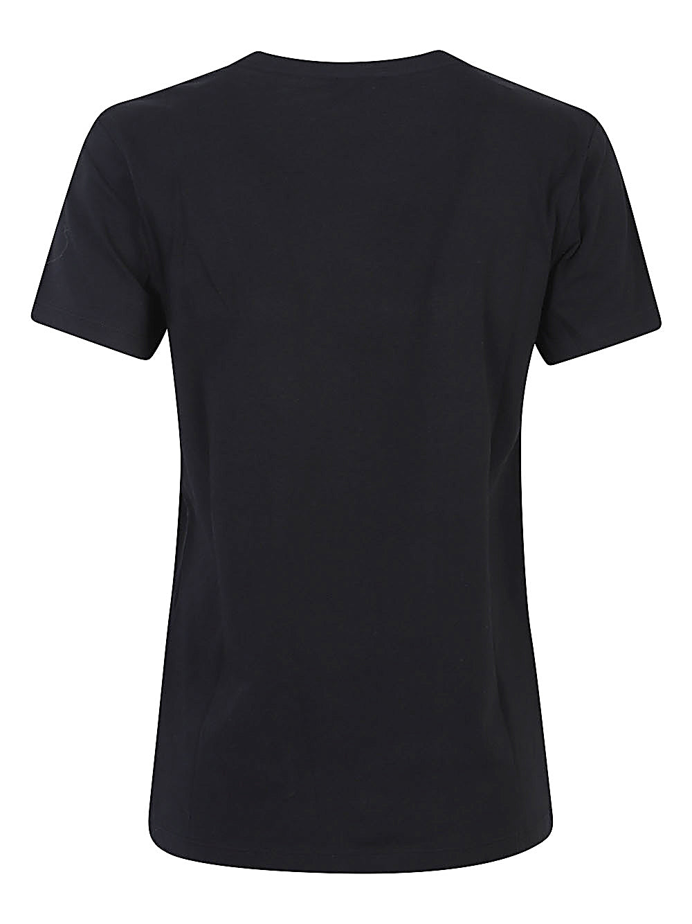 Emporio Armani Logo Cotton-Jersey T-Shirt Black Black