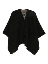 Emporio Armani Wool Cape Black black