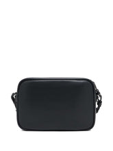 Emporio Armani Quilted Bovine Leather Clutch Bag Black