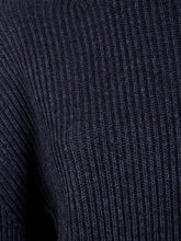 Semicouture Roll-Neck Ribbed Wool-Cashmere Sweater Grey