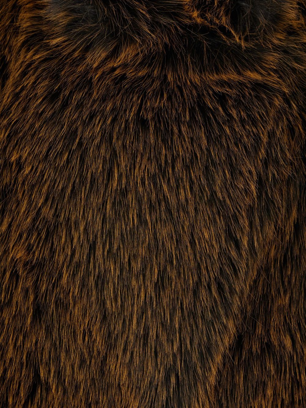 Semicouture Carol Faux-Fur Jacket Brown
