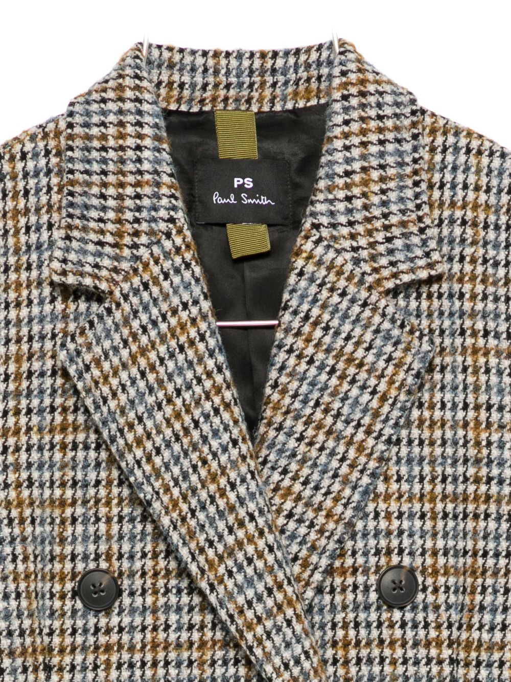 Paul Smith Single-Breasted Wool Coat Grey