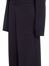 MM6 Maison Margiela Wide-Leg Drawstring Waist Trousers Black black