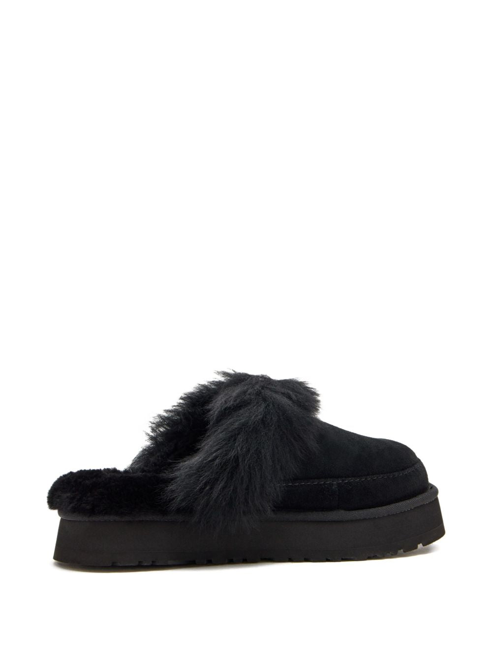 Ugg Australia Disquette Chalet Suede Platform Slippers Black Black