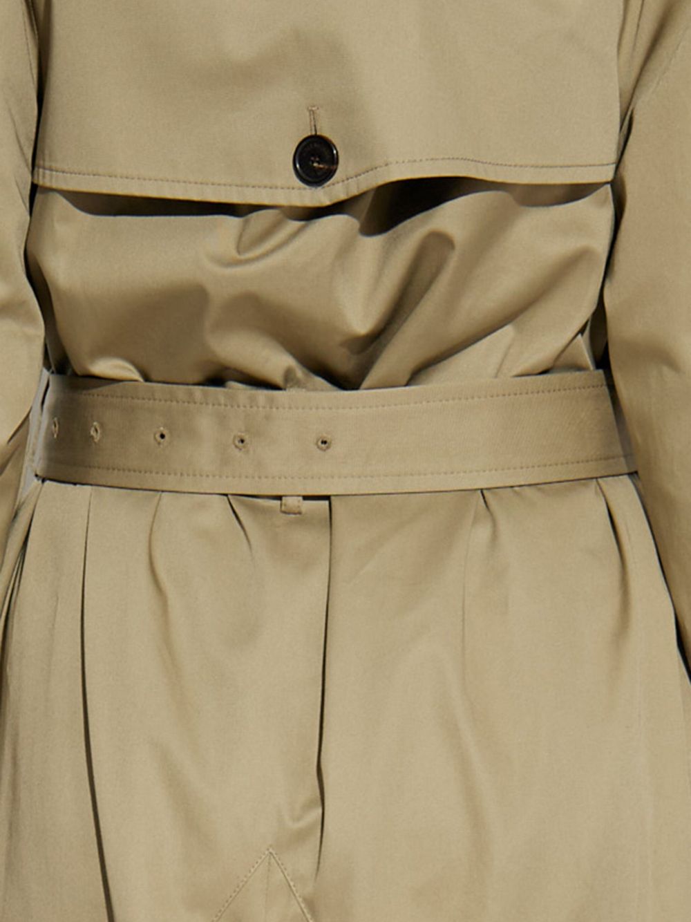 Balenciaga Double-Breasted Belted Trench Coat Beige Beige