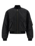 Balenciaga Padded Recycled Nylon Bomber Jacket Black Black