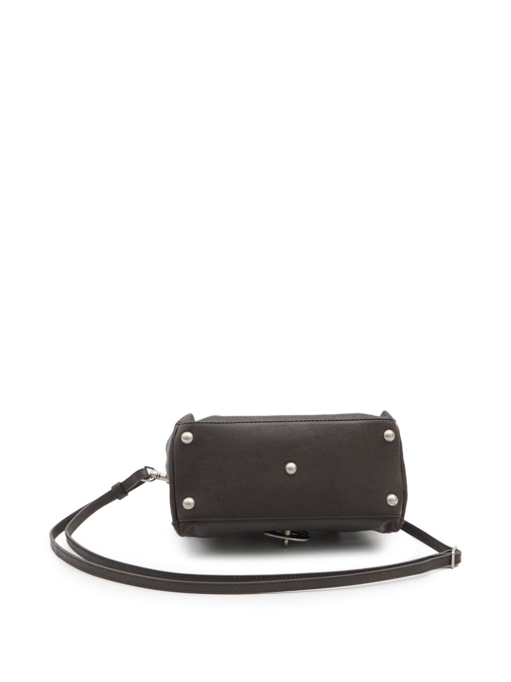 Zanellato Dotta Baby Lambskin Leather Handbag Brown brown