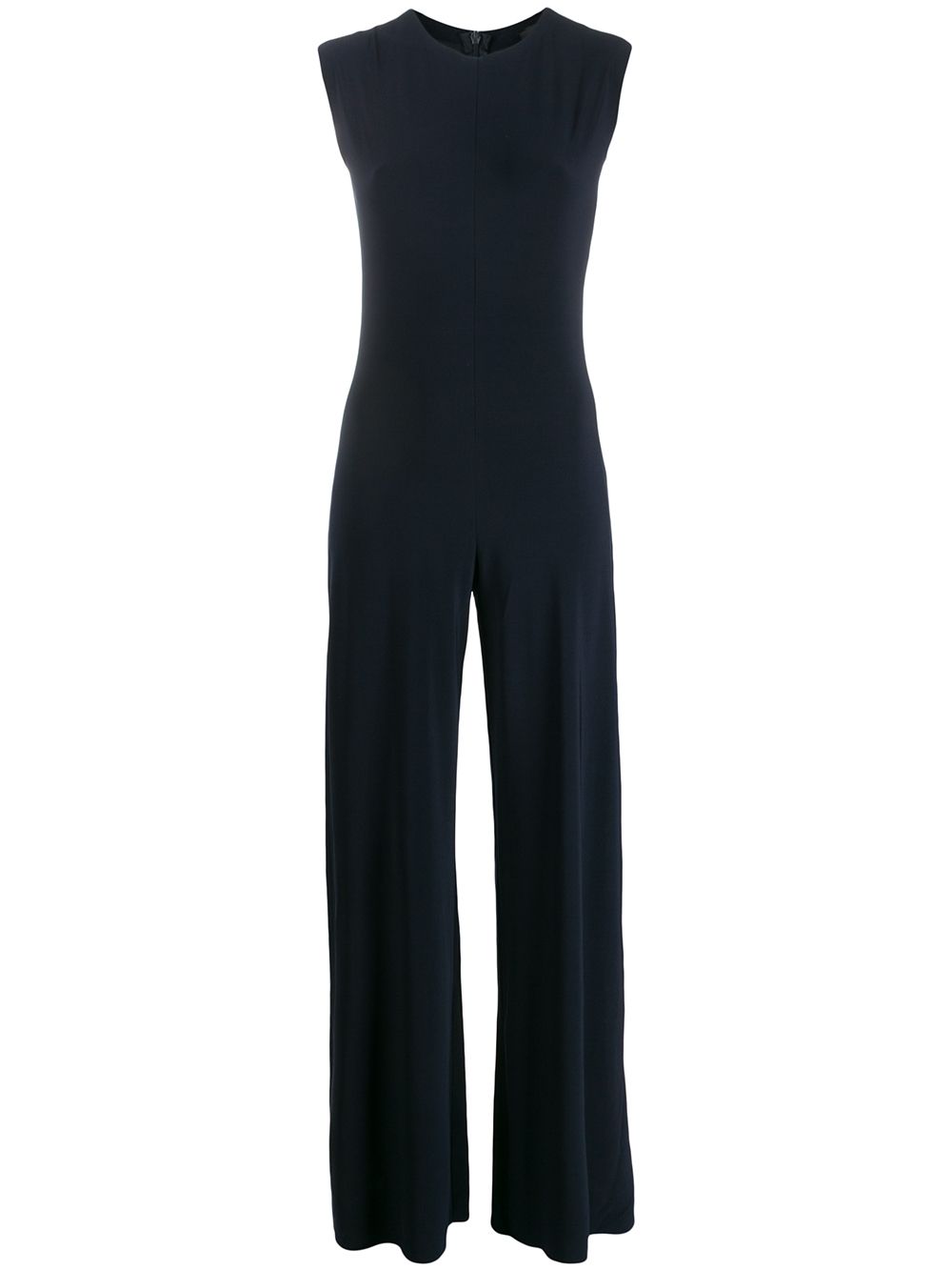Norma Kamali Sleeveless Blue Jumpsuit Blue