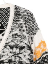 Semicouture Patterned Jacquard Wool Blend Cardigan Multicolour Multicolour