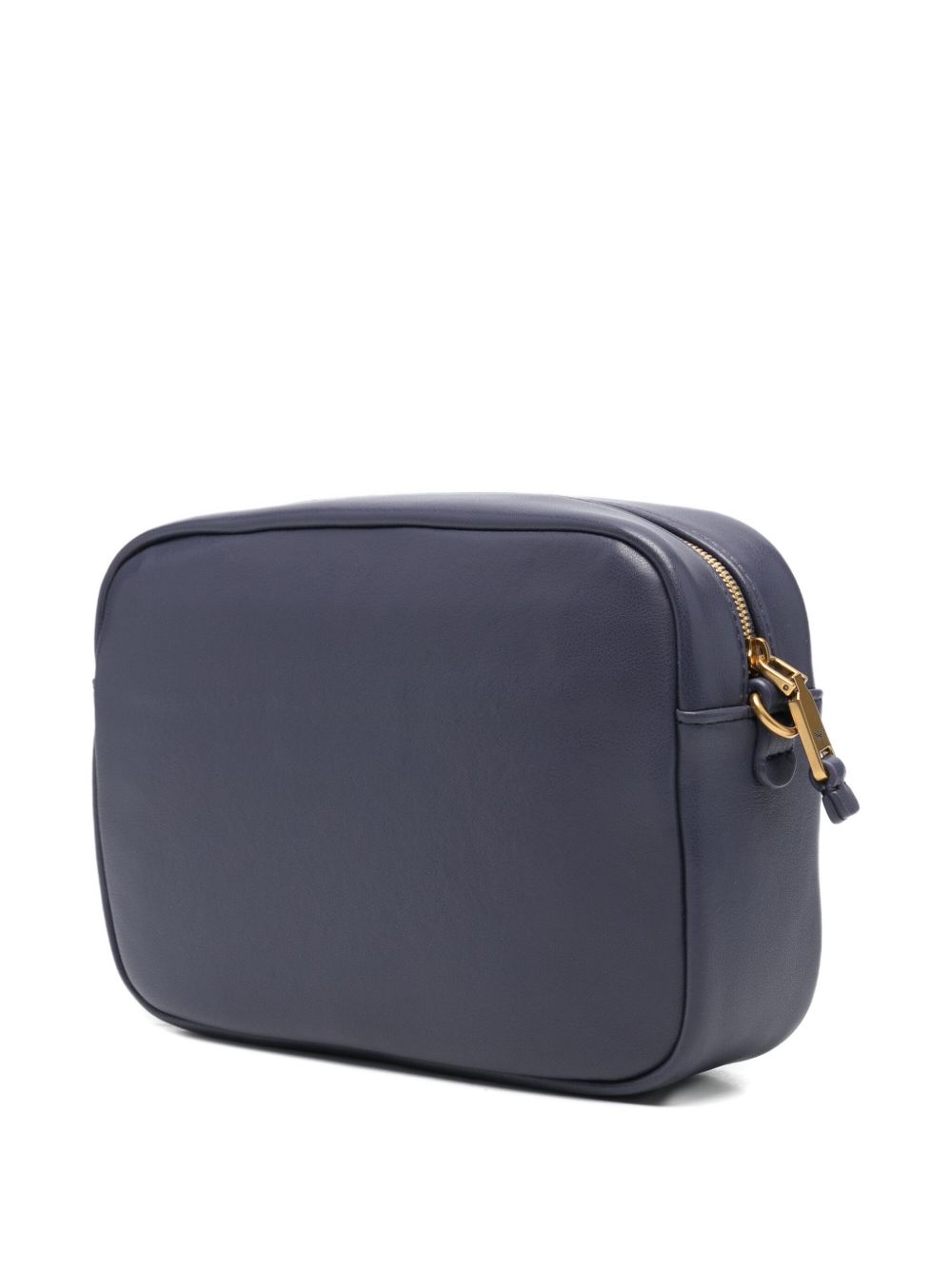 Emporio Armani Quilted Leather Clutch Bag Purple Purple