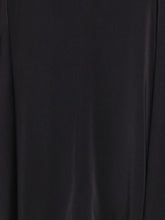 Semicouture Flared Sleeve Grey Dress with Rear Zip Grey