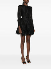 Zimmermann Long Black Linen-Silk Dress Black