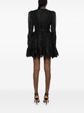 Zimmermann Long Black Linen-Silk Dress Black