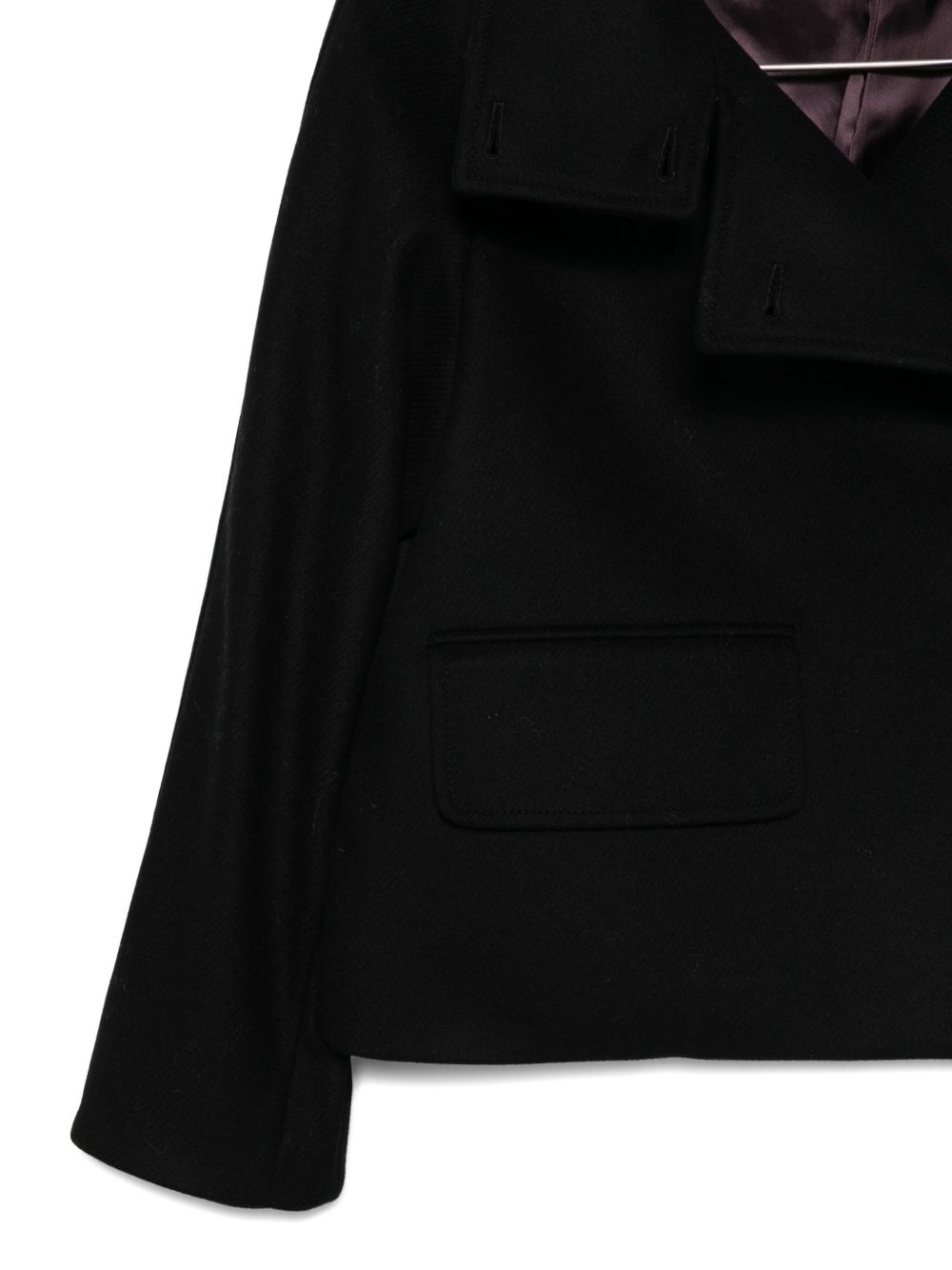 Paul Smith Single-Breasted Wool-Blend Jacket Black Black