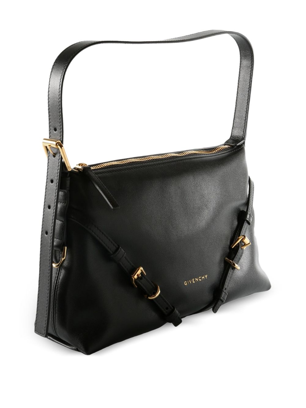 Givenchy VoYou Mini Calf Leather Shoulder Bag Black