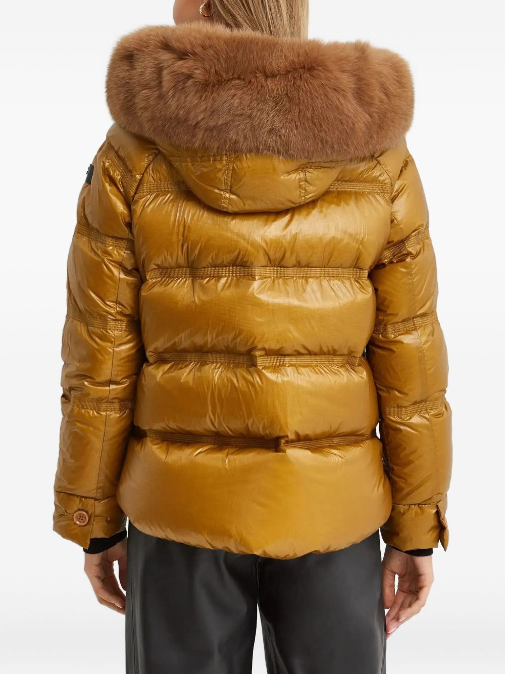 Peuterey Short Down Jacket in Ochre Ochre