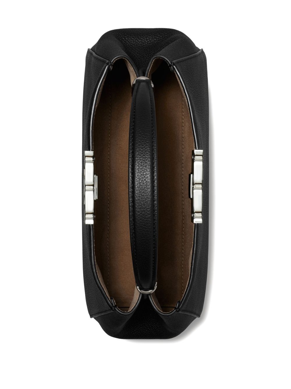 Tory Burch Eleanor Medium Leather Satchel Bag Black