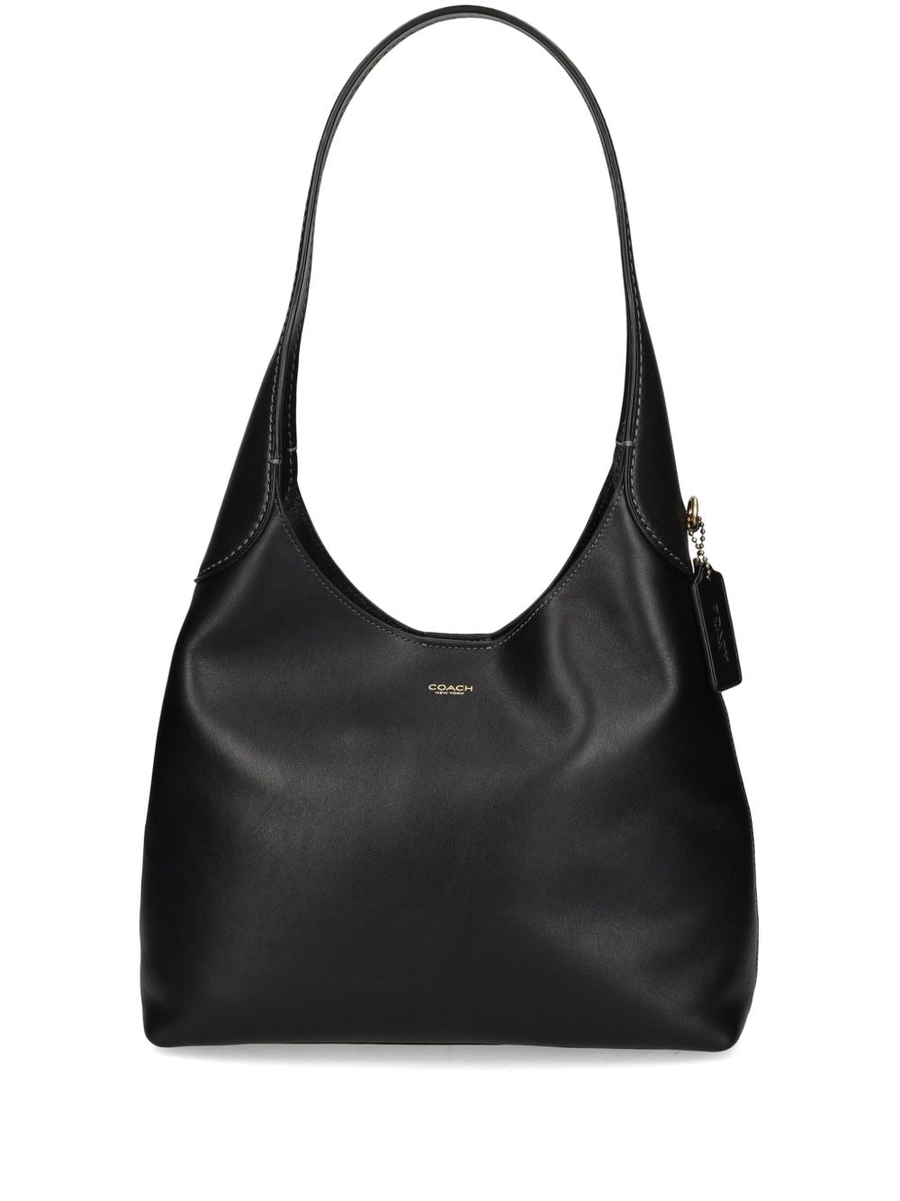 Coach Brooklyn 28 Leather Shoulder Bag Black