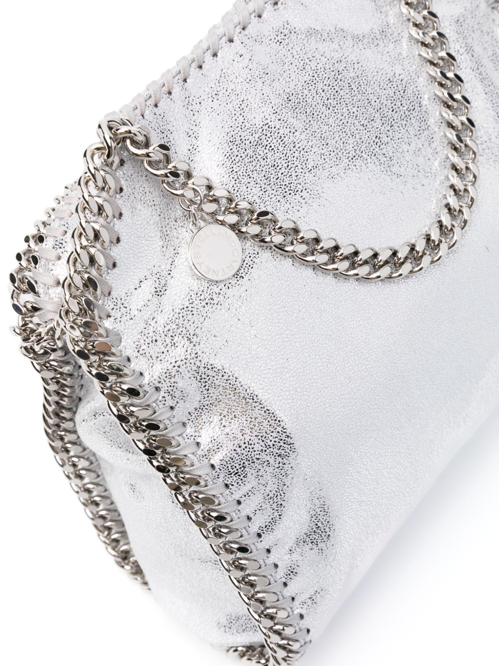 Stella McCartney Falabella Mini Tote Bag Silver
