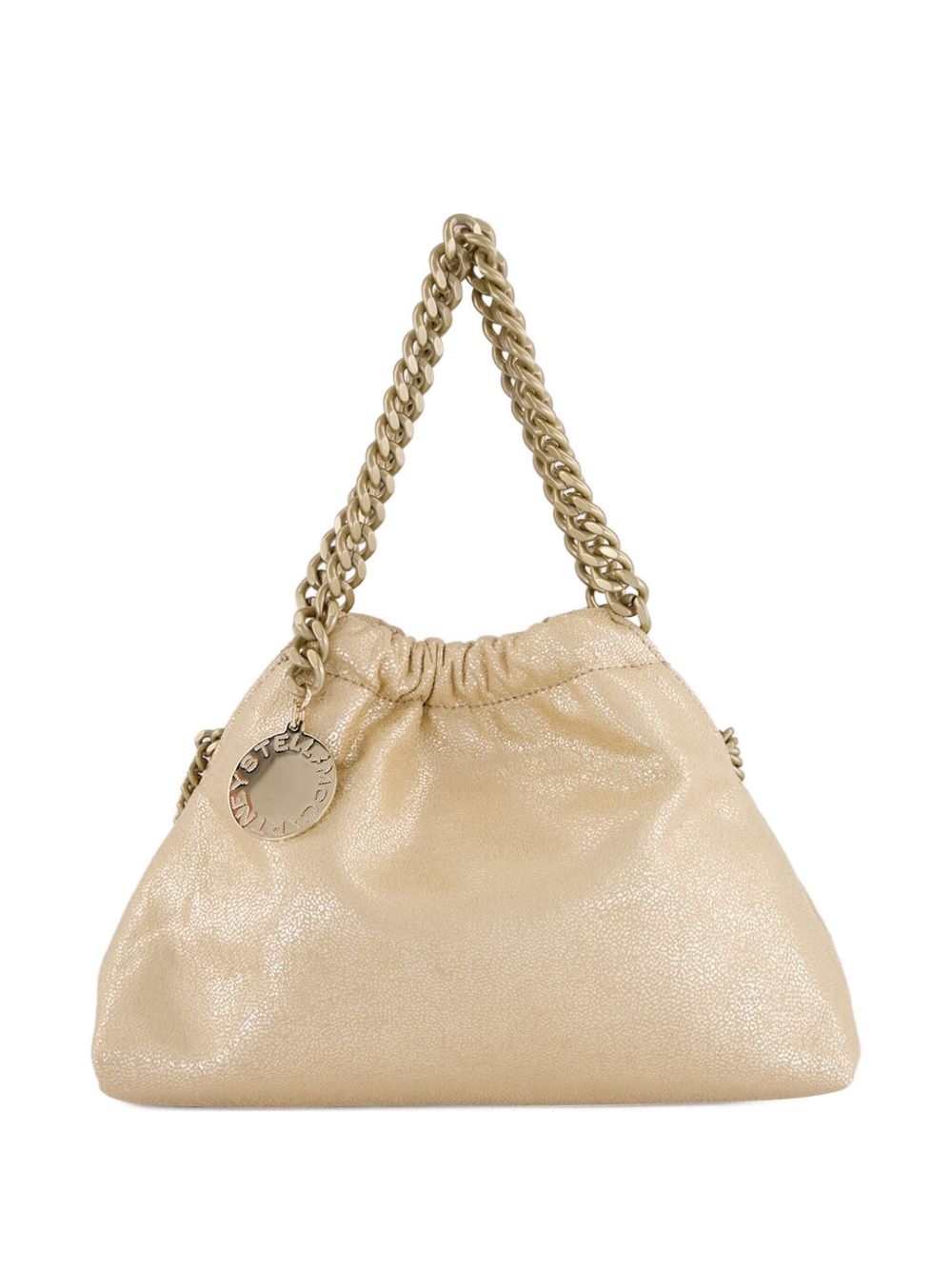 Stella McCartney Falabella Mini Drawstring Tote Bag Golden golden