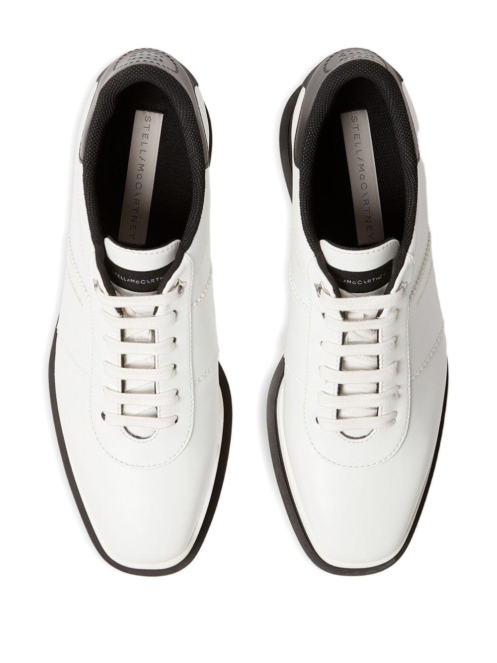 Stella McCartney Sneakelyse Platform Lace-Up Sneakers White